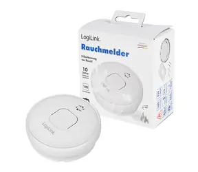 LogiLink Hlásič kouře VdS / Hlásič kouře / fotoelektrický / 85 dB / 10 let baterie / bílá
