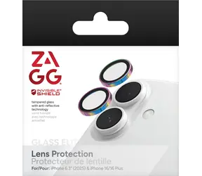ZAGG InvisibleShield Premium Glass duhová / Ochranné sklo čoček / Apple iPhone 17/16/16+ / 2 ks