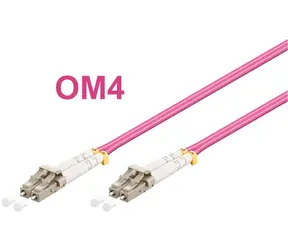 OEM LC-LC / Optický patch kabel / Duplex / 50/125 MM OM4 / 15 m