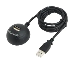 LogiLink USB-A (M) - USB-A (F) černá / Prodlužovací kabel / USB 2.0