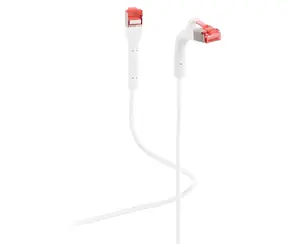 Shiverpeaks Cat 6A U/FTP bílá / Patch kabel / 0,25 m / Flexibilní konektor / RJ-45