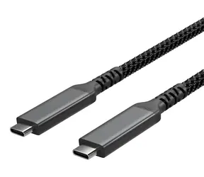 Shiverpeaks USB-C nabíjecí kabel textilní / Nabíjecí kabel / USB-C - USB-C / USB 3.2 / 100 W PD / 2 m
