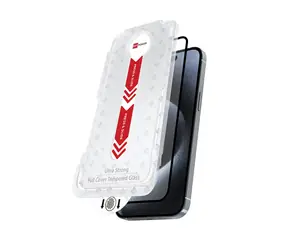 ER Glass FC iPhone 17 Pro Max / Ochranné sklo / Full Cover / Tvrzené sklo 9H / Instalační rámeček