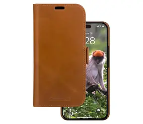 dbramante1928 Lynge hnědá / Pouzdro s klopou / kůže / Apple iPhone 15 Pro Max