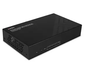 Lindy 4 Port HDBaseT HDMI extender černá / HDBaseT extender / 4K 60Hz / 100 m / Cat.6 / PoC