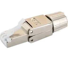 Schwaiger NWST811 stříbrná / Konektor RJ-45 / Cat8.1 / 40GBASE-T / stíněný