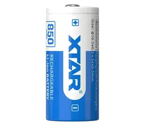 XTAR 16340/R-CR123 / Nabíjecí baterie / Li-ion / 3,7 V / 850 mAh / 1 ks
