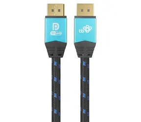TB Touch DisplayPort 2.1 opletený kabel / Video kabel / DisplayPort - DisplayPort / 2 m / zlacené konektory