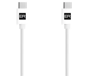 ER POWER kabel USB-C/USB-C 3A bílý / Kabel / USB 2.0 / 1,2 m / 60 W