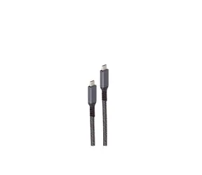 Shiverpeaks USB-C nabíjecí kabel textilní (BS14-75007) / Nabíjecí kabel / USB-C - USB-C / USB 3.2 / 100 W PD / 2 m
