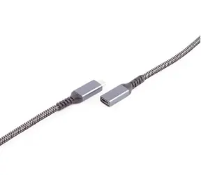 Shiverpeaks nabíjecí kabel USB-C 90° / Nabíjecí kabel / USB 3.2 / 100 W PD / textilní / 1 m