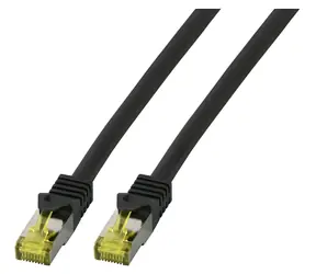 EFB Cat6a černá / Patch kabel / S/FTP / RJ-45 / 1,5 m / LSZH