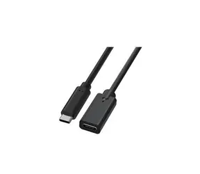 TB Touch USB-C (M) - USB-C (F) černá / Datový kabel / Thunderbolt 4/3 / 1 m