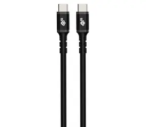 TB Touch USB-C kabel černý 1m / Nabíjecí a datový kabel / USB-C - USB-C / 60 W / 480 Mb/s / silikonový