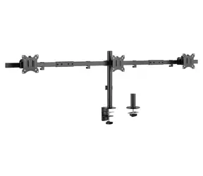 Equip stolní držák na 3 monitory černá / Držák na 3 monitory / 17-32" / VESA 75/100 / 7 kg/monitor