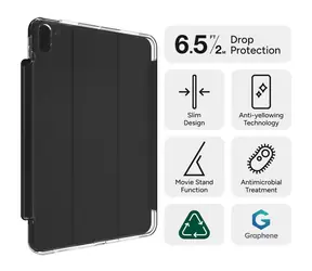 ZAGG Crystal Palace Folio transparentní / Ochranné pouzdro / Apple iPad Pro 11" (M4) / Grafenová ochrana proti pádu 2 m