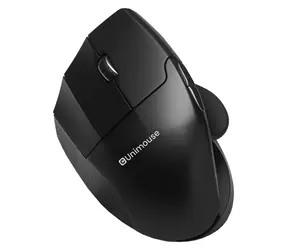 Contour UniMouse černá, pro leváky / Ergonomická bezdrátová myš / Bluetooth 5.1 / 4000 DPI / dobíjecí baterie