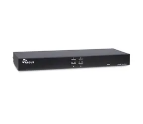Inter-Tech AS-9104DA / KVM přepínač / Rackmount / 4× DVI-I / USB / audio / 256 PC