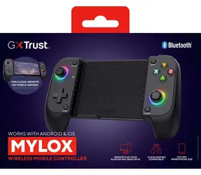 Trust GXT 735 Mylox černá / Gamepad / Bezdrátový / Bluetooth 5.0 / Android, iOS / výdrž 12 h