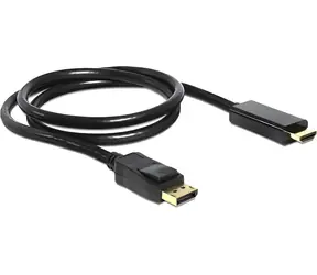DisplayPort 1.2 - HDMI adaptérový kabel černá / Adaptér / 4K / M-M / 2 m