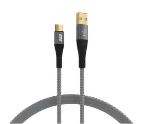 EFB / Datový kabel USB-A - USB-C / 60W / 3m / šedá