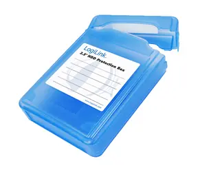 LogiLink Ochranný box pro 3,5" HDD modrá / Ochranný box / Vodoodolný