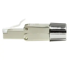 LogiLink konektor RJ45 Cat8.1/Cat6A kovový / Konektor RJ45 / Stíněný / AWG 22-24 / kabel 5-8,5 mm