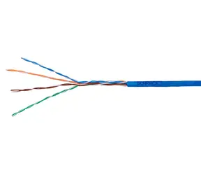 Schrack HSEKU424P1 modrá / Síťový kabel / U/UTP / Cat5e / AWG24 / 305 m
