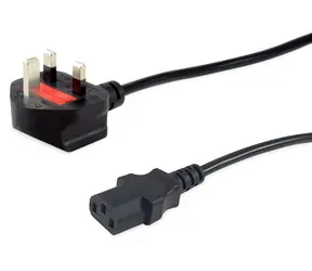 Equip BS 1363 - C13 černý / Napájecí kabel / 7,5 m / 250 V / 10 A