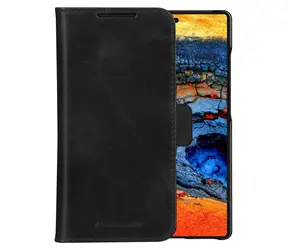 dbramante1928 Lynge černá / Pouzdro s klopou / kůže / Samsung Galaxy S25 Ultra