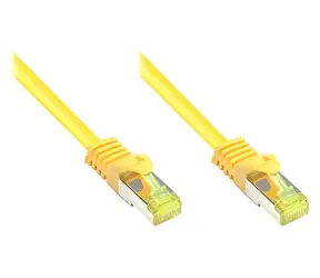 Good Connections Patch kabel Cat.7 žlutá / Patch kabel / S/FTP / RJ-45 / 600 MHz / 3 m