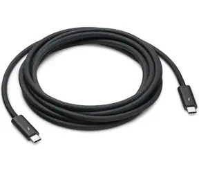 Apple Thunderbolt 4 (USB-C) Pro Cable černá / Kabel / Thunderbolt 4 / 40 Gb/s / 100 W / 3 m