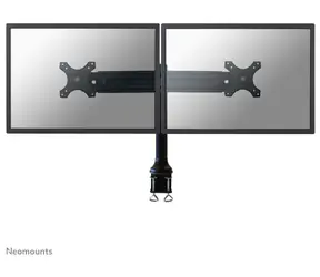 Neomounts FPMA-D700D černá / Stolní držák pro 2 monitory / 19-30" / VESA 75x75-100x100 / nosnost 8 kg