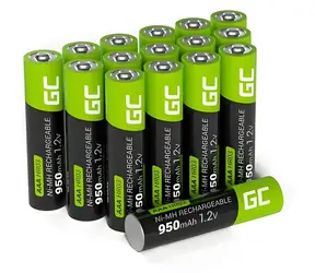 Green Cell AAA R3 / Baterie / Dobíjecí / Ni-MH / 950mAh / 16 ks