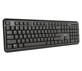 Trust TK-350 černá / Klávesnice / DE layout / AAA baterie