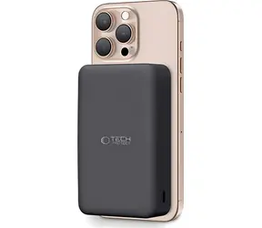 Tech-Protect PB12 LifeMag černá / Powerbanka / 20 000 mAh / MagSafe bezdrátové nabíjení