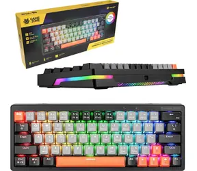 Tracer GAMEZONE Evo1 Hot Swap šedá / Mechanická herní klávesnice / Hot Swap / RGB podsvícení / bezdrátová