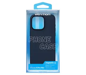 Vention KUFL0-40 modrá / Silikonový kryt / iPhone 15 Pro Max / MagSafe