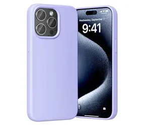 Vention KUFV0-40 fialová / Kryt / iPhone 15 Pro Max / Silikonový / MagSafe