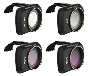 Sunnylife MM-FI9257 / Sada filtrů pro dron / CPL / ND4 / ND8 / UV / DJI Mini 2, Mini 2 SE