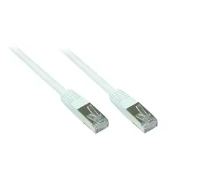 Good Connections Patch kabel Cat.7 bílá / Patch kabel / S/FTP / RJ-45 / 600 MHz / 3 m