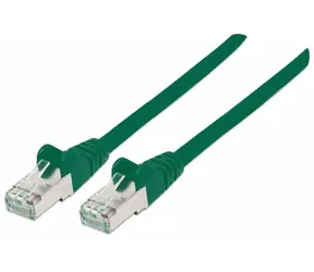 Intellinet Cat7 zelená / Patch kabel / S/FTP / RJ-45 / 10 m / LSZH