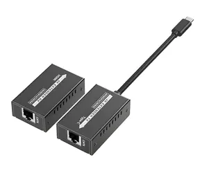 PremiumCord USB-C - HDMI extender / Extender / Cat5e/6/6a / 4K 60Hz / 60 m