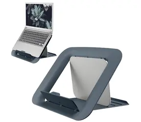 Leitz ERGO Cosy sametově šedá / Stojan pod notebook / Nastavitelná výška / 13-17"
