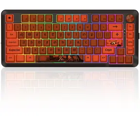 Redragon K4PUC21N0 PRO Lion Linear červená / Bezdrátová herní klávesnice / mechanická / Lion Linear switche