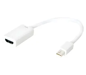 LogiLink Adaptér Mini DisplayPort - HDMI bílá / Adaptér / 3840 x 2160 px / 0,15 m