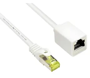 Good Connections bílá / Prodlužovací patch kabel / Cat.7 S/FTP / RJ-45 / 5 m / 600 MHz
