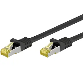 EFB černá / Patch kabel / S/FTP / Cat6a / Cat7 Rohkabel / 30 m / RJ-45 / LSZH