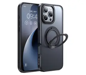 Mcdodo PC-4932 černá / Pouzdro / MagSafe / stojánek 360° / iPhone 16 Pro
