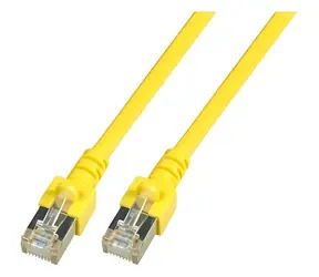 EFB Cat5e SF/UTP žlutá / Patch kabel / RJ-45 / 15 m / PVC / CCA